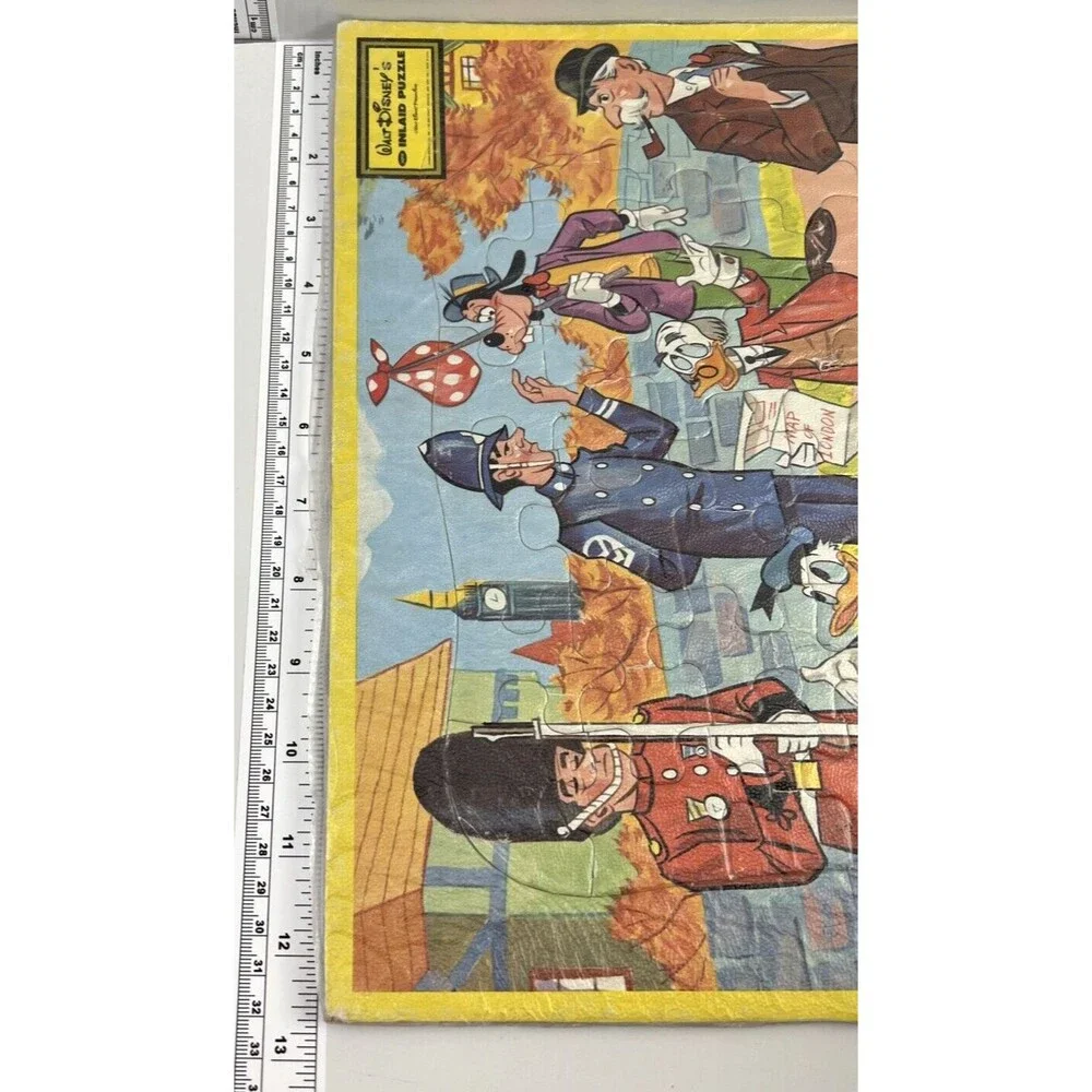 Walt Disney's Inlaid Puzzle London Theme Vintage